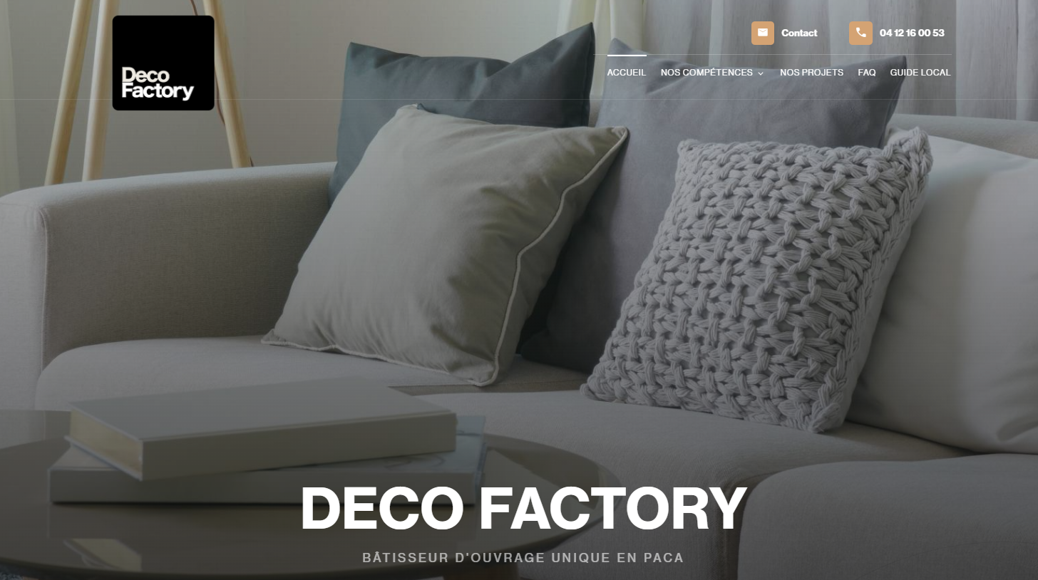 Deco Factory société de coordination de projet immobilier à Aix-en-provence