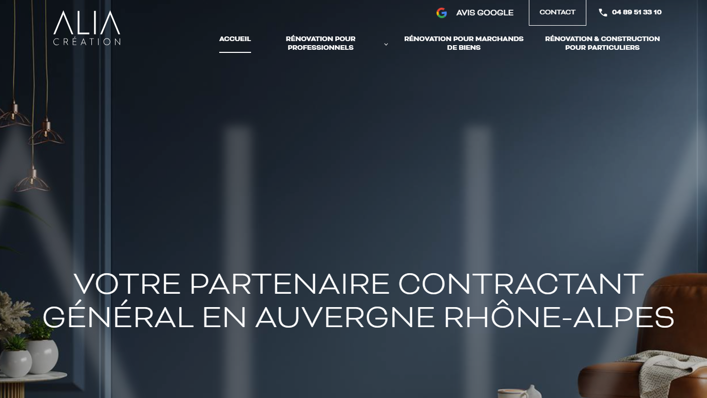ALIA Création votre entreprise partenaire pour vos projets de construction et rénovation à Saint-Bernard