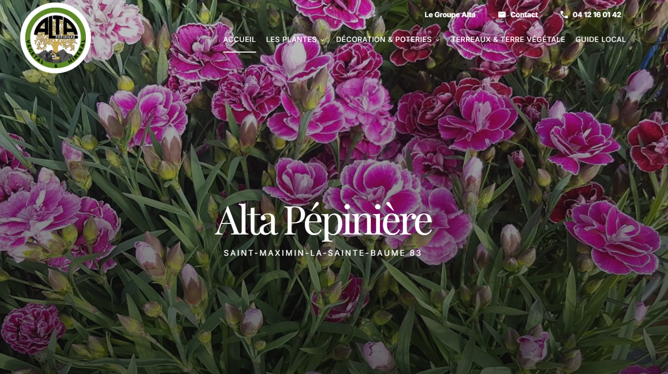 Alta Pépinière, pépiniériste situé à Saint-Maximin-la-Sainte-Baume