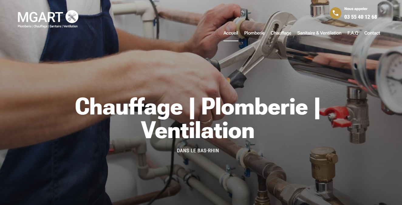 MG ART : Entreprise de chauffage, Plomberie, Sanitaire et Ventilation à Strasbourg
