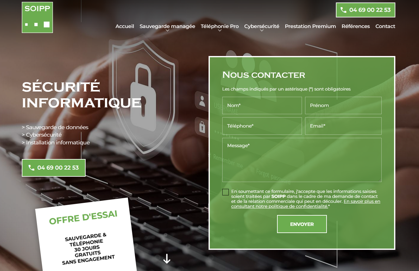 SOIPP, solutions informatiques et télécommunications pour les professionnels