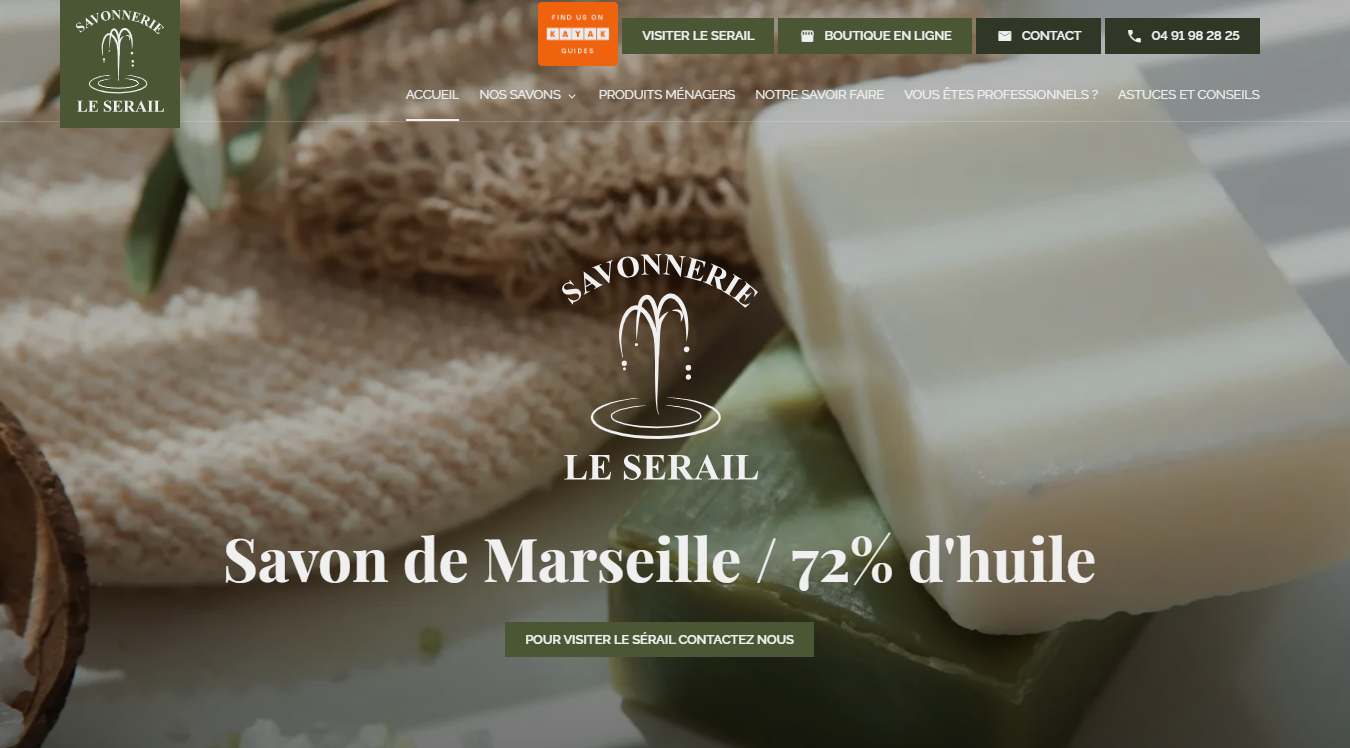 Fabrication artisanale de savon à Marseille : Le Serail