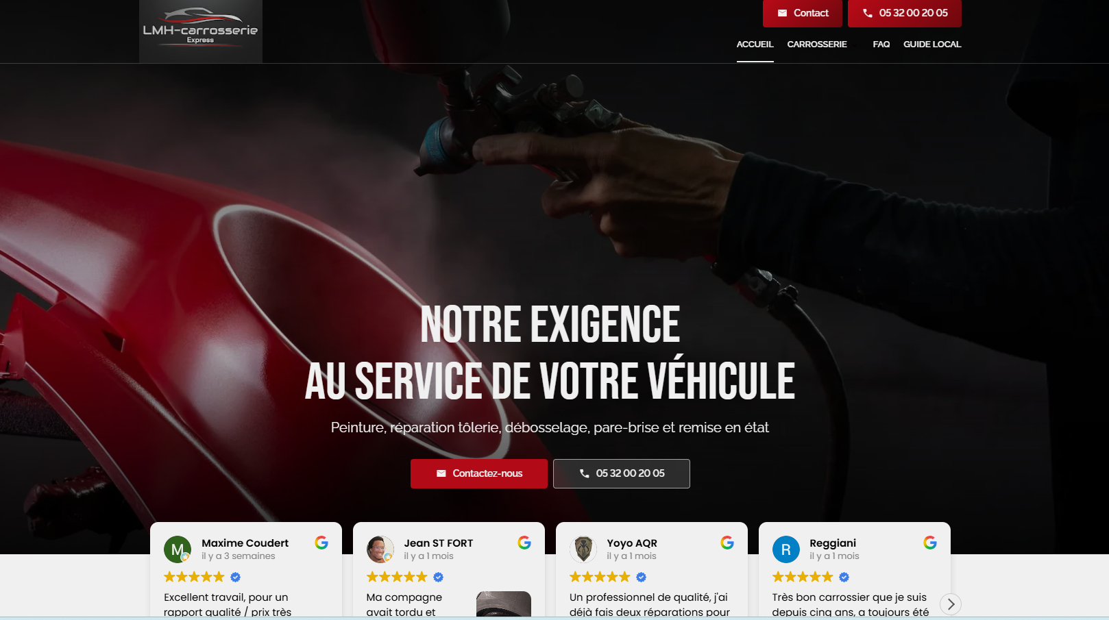 peinture et réparation de carrosserie à Toulouse