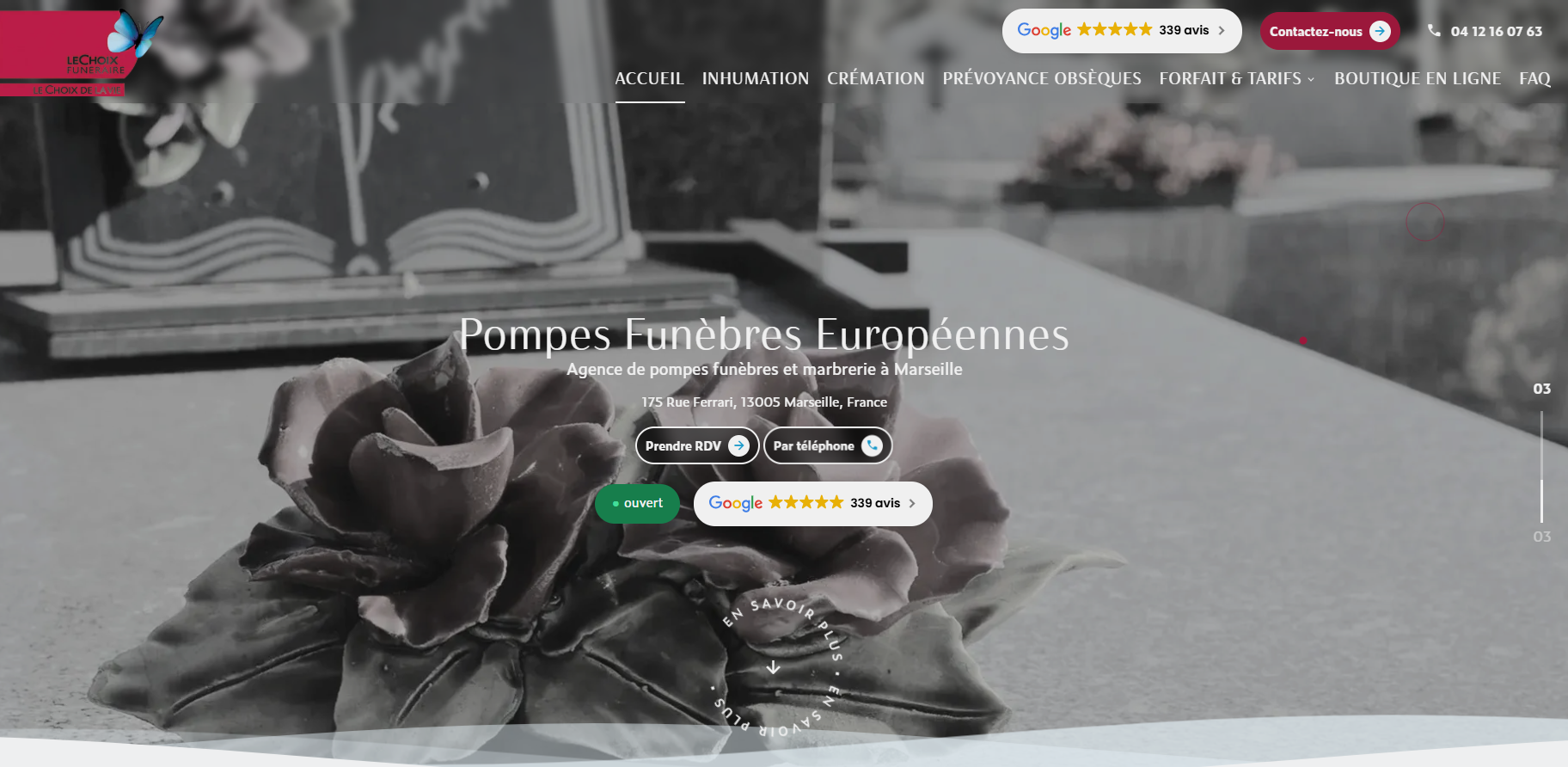 agence de pompes funèbres à Marseille