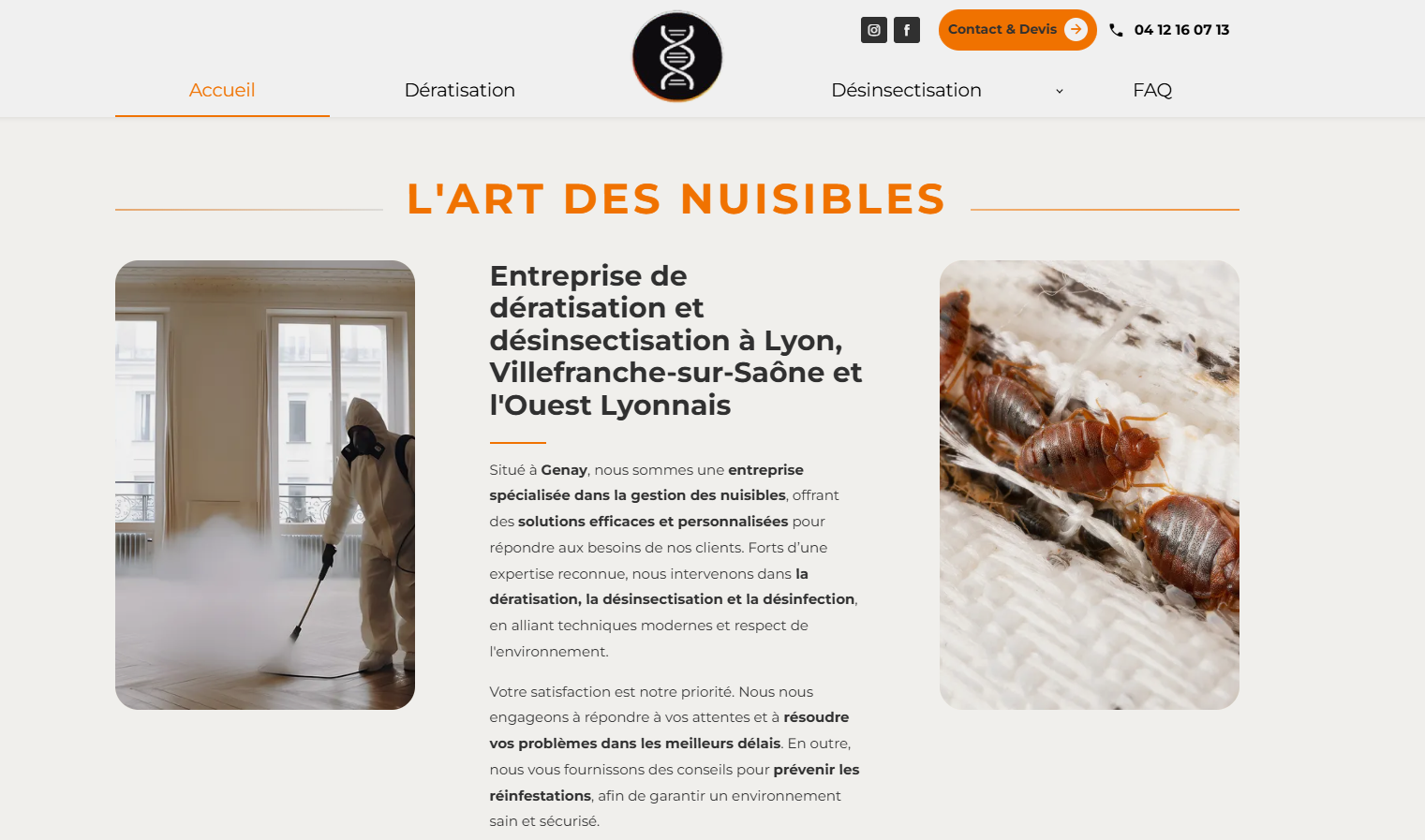 entreprise de dératisation à Lyon