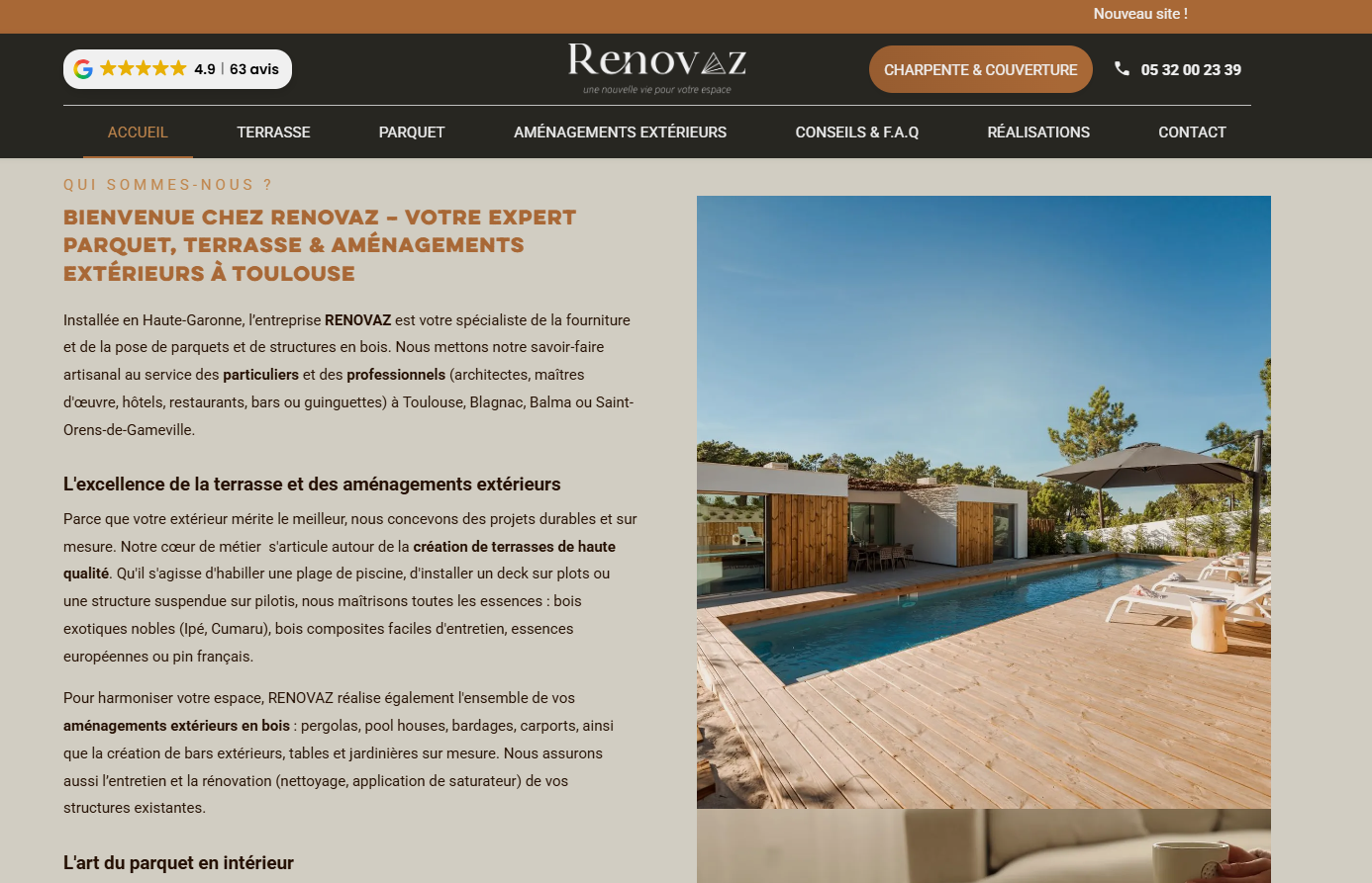 Comment bien choisir le bois pour sa plage de piscine à Toulouse ? – Renovaz
