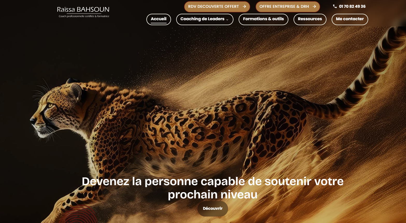 Raïssa Bahsoun : votre Coach Professionnelle pour Dirigeants, Managers et Entrepreneurs à Paris et sur l'Île de la Réunion