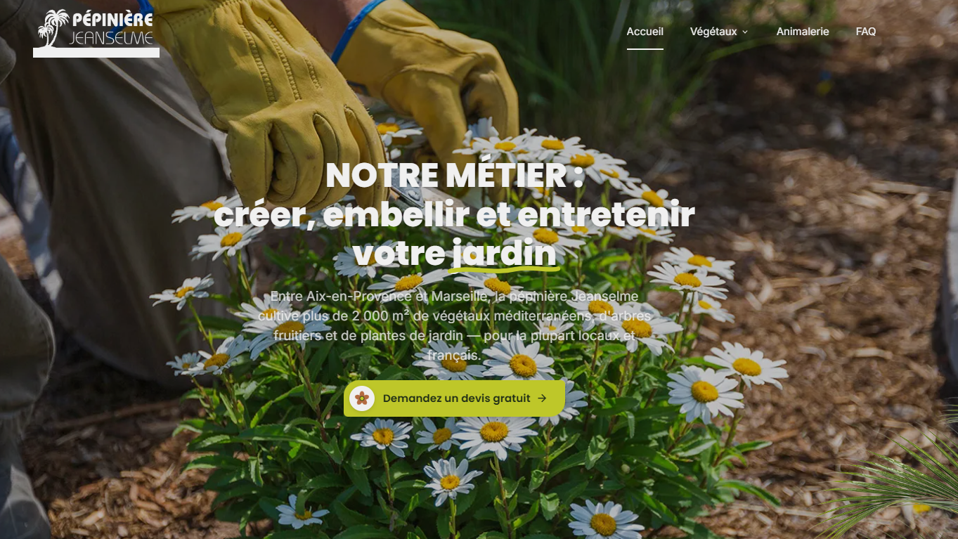 pepiniere à Bouc bel air pour jardin et terrasse 