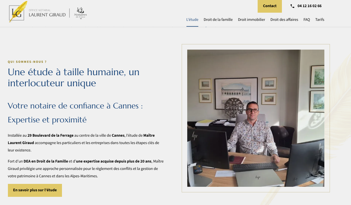 notaire en droit immobilier à Cannes