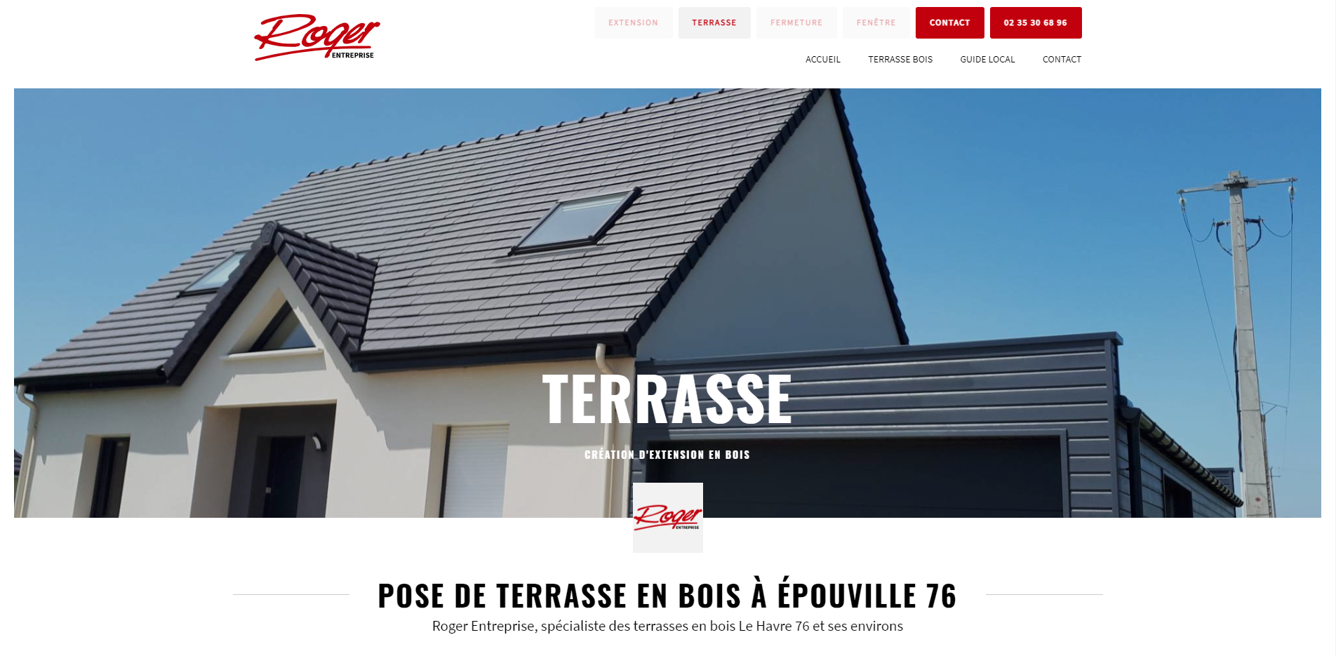 Trouver une société pour la vente et la pose d'une terrasse en bois en Seine-Maritime 76