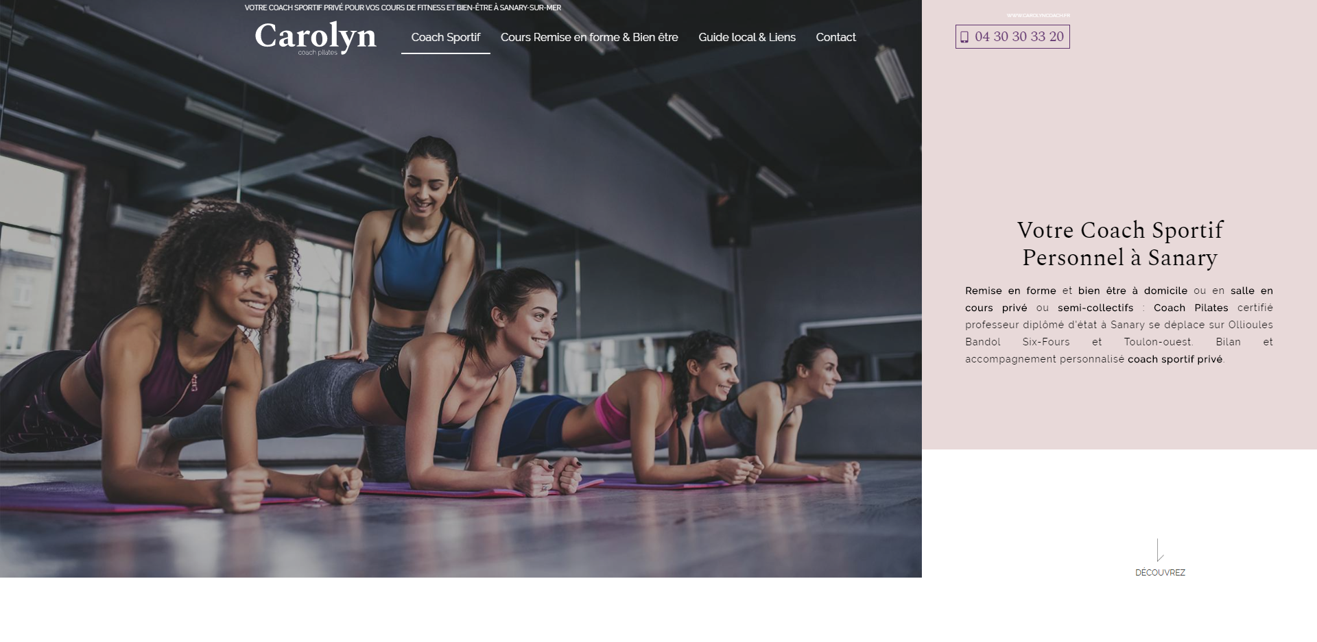 Où trouver une coach sportif à Sanary-sur-Mer ? - Carolyn Coach