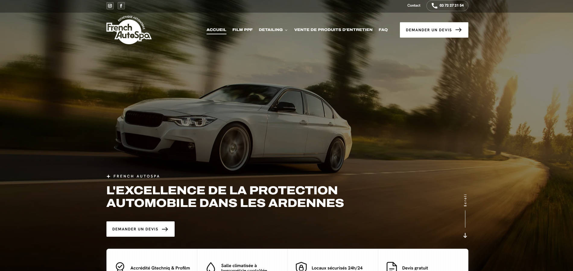 traitement céramique voiture à Sedan