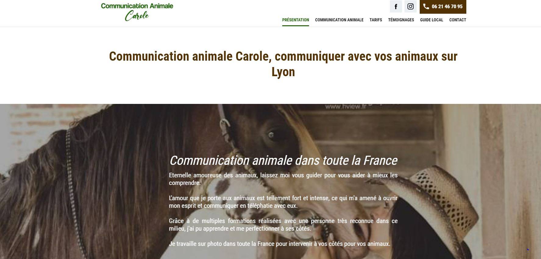 Communication Animale Carole, apprenez à comprendre votre animal