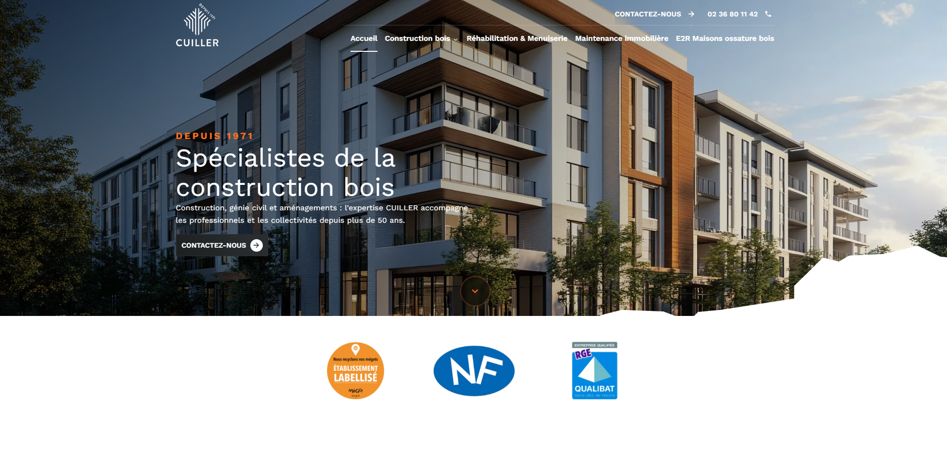 Construction de maison en bois à Rouen