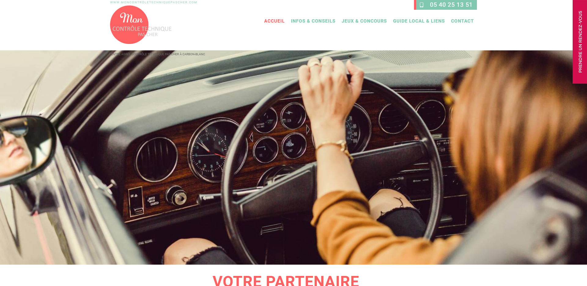 Où effectuer son contrôle technique automobile pas cher proche de Carbon-Blanc vers Bordeaux ? 