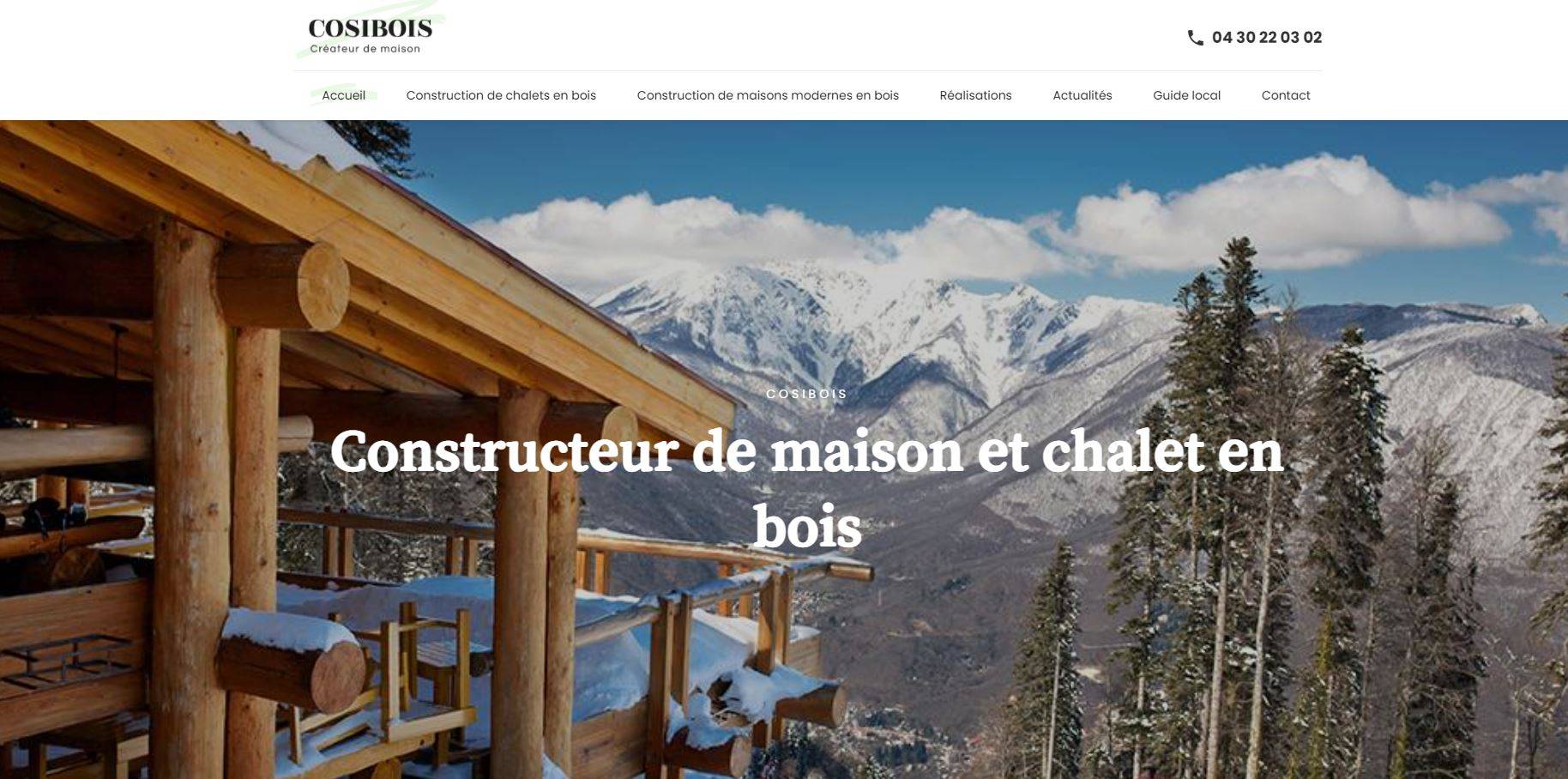 Fabricant de chalets en bois dans la région de Lyon