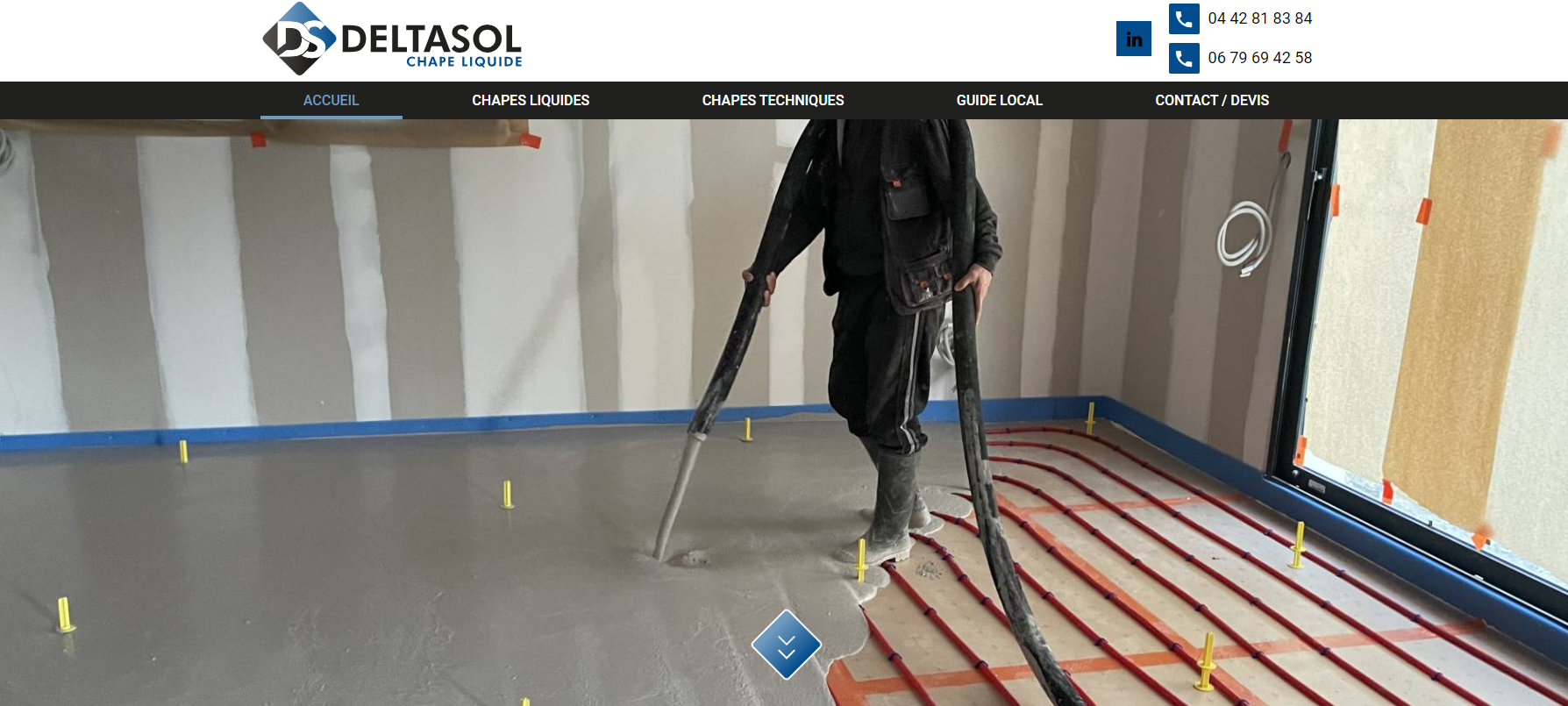 Trouver un artisan pour couler une chape liquide pour niveler les sols d'une maison vers Marseille
