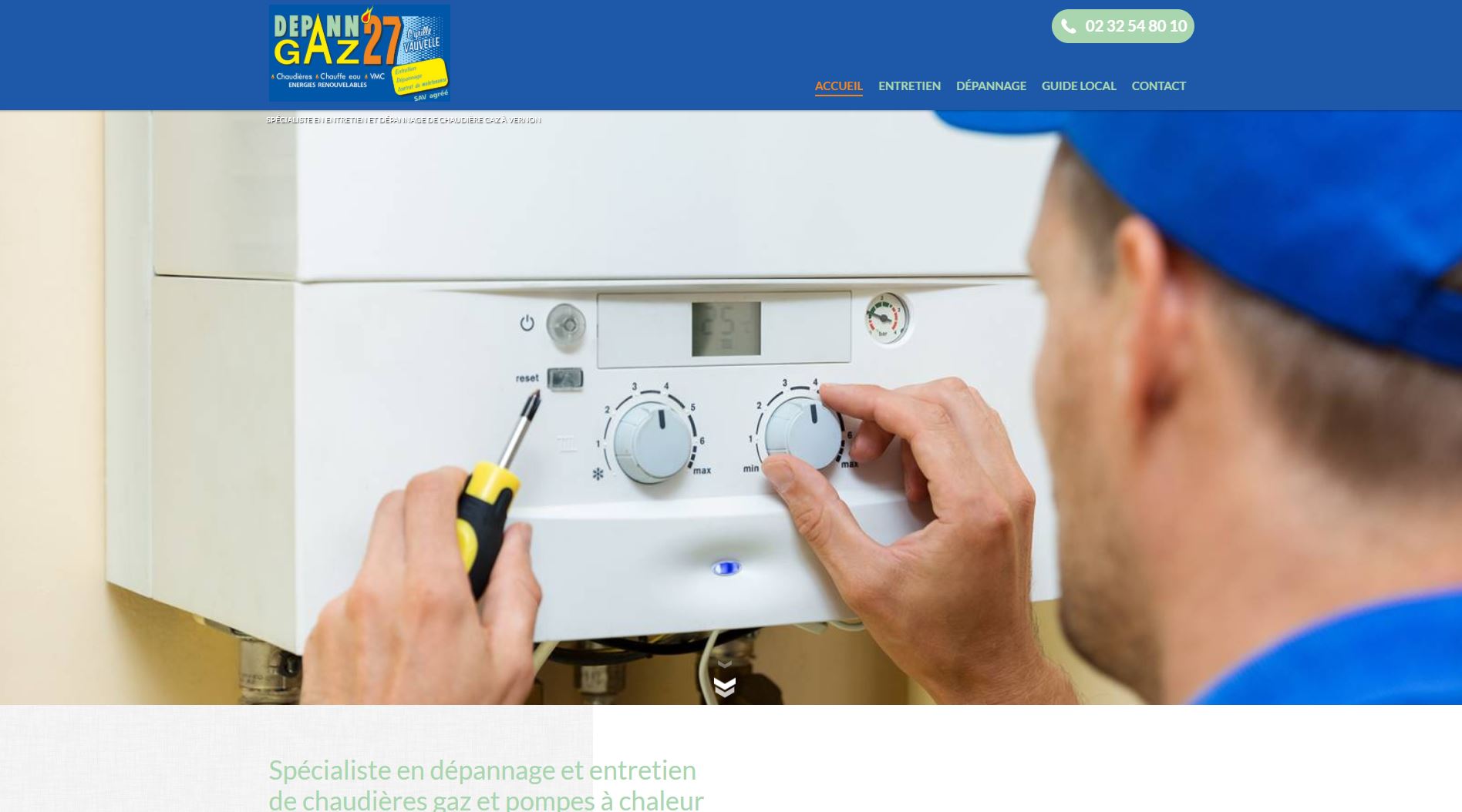 Entreprise pour le dépannage et l'entretien de chaudière gaz à Vernon - Dépann'Gaz 27