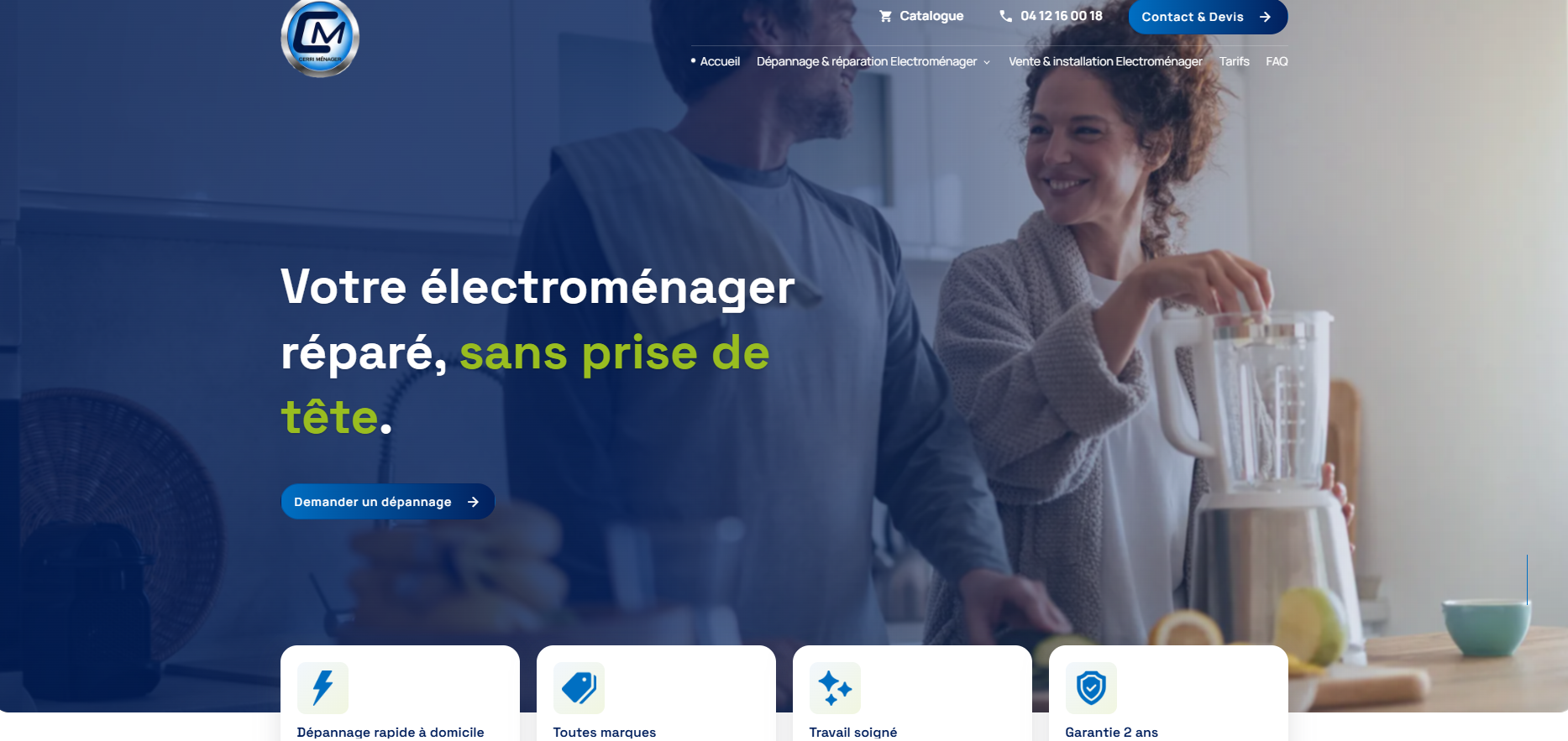 Dépannage et réparation électroménager à Martigues