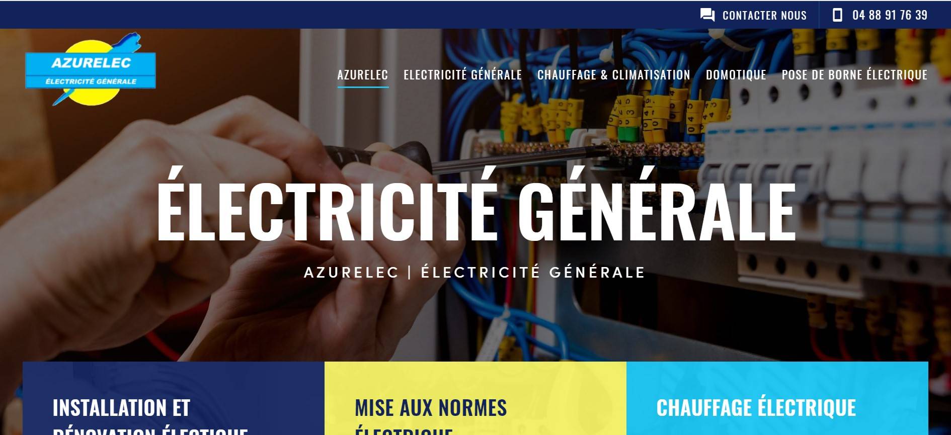 Entreprise d'électricité générale à Mougins - Azurelec 