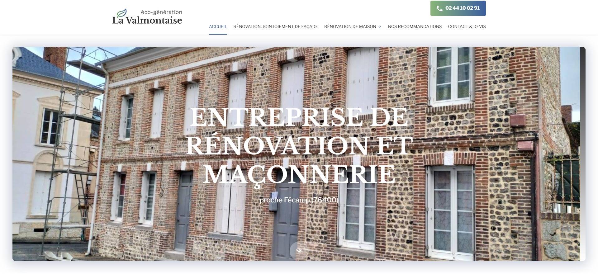 Trouver une entreprise spécialisée dans la rénovation de façade en brique et silex à Valmont