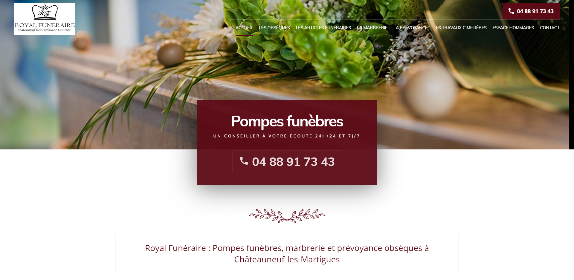 Quelle entreprise funéraire choisir pour l'organisation d'obsèques près de Châteauneuf-les-Martigues ? 