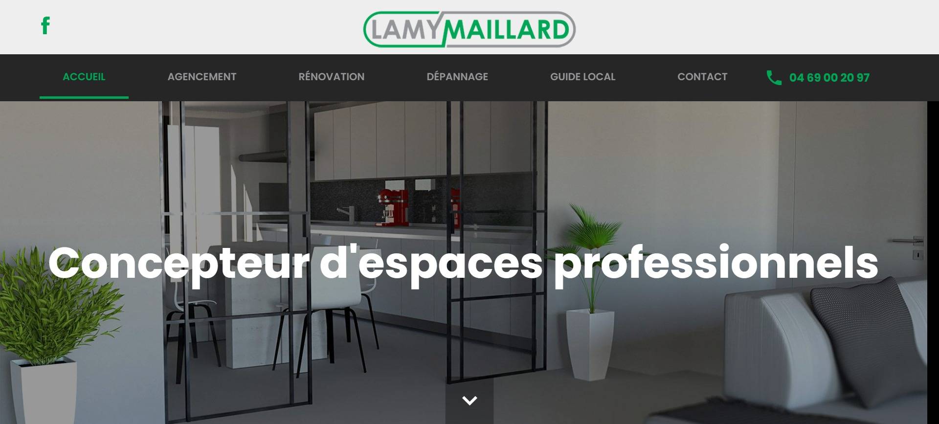 Pose de cloisons amovibles avec isolation phonique pour un bureau professionnel à Montpellier - Lamy Maillard