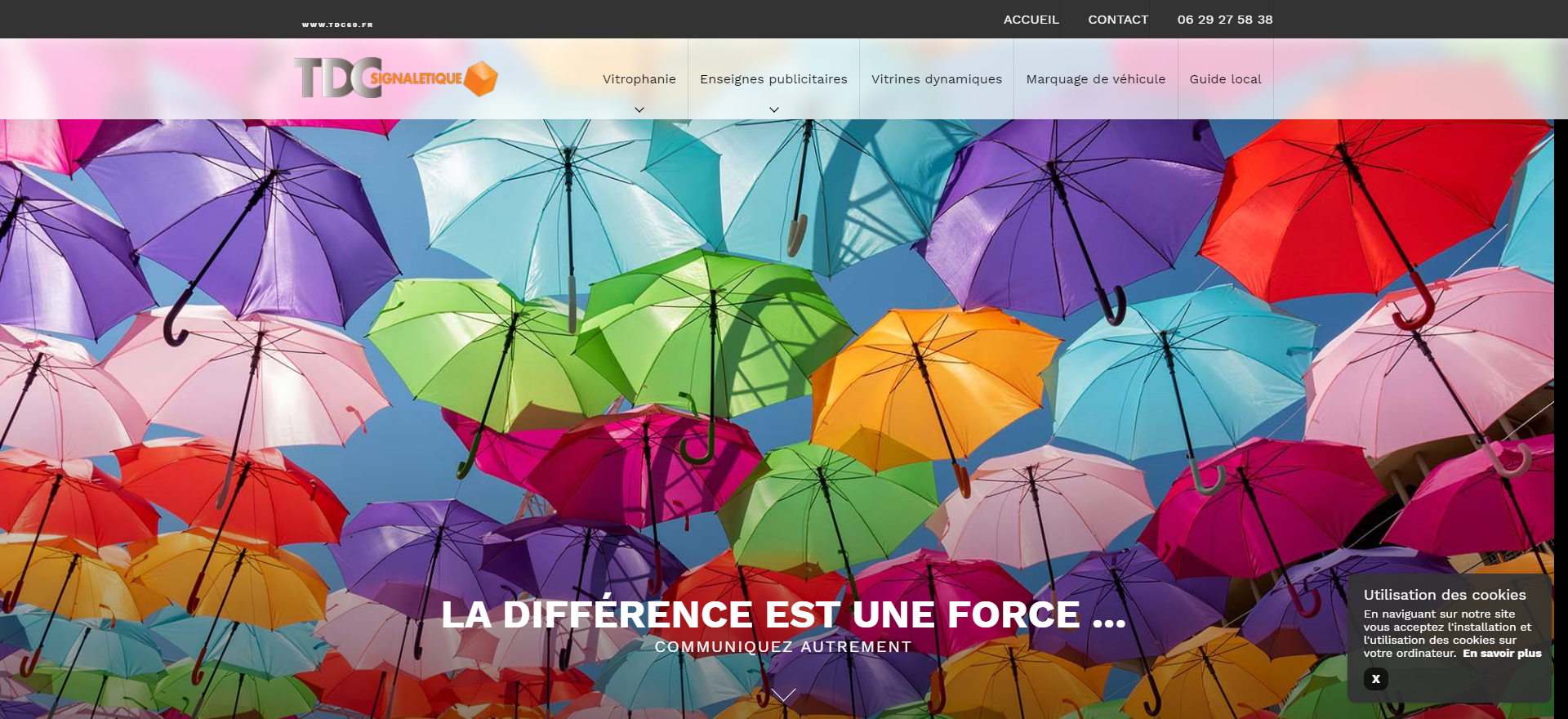 Où faire réaliser une enseigne publicitaire lumineuse près de Montataire(60) ? - TDC Signalétique