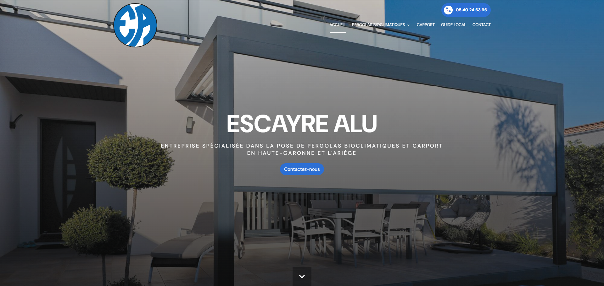 Fabricant de pergola en aluminium sur-mesure de haute qualité près de Muret - Escayre Alu