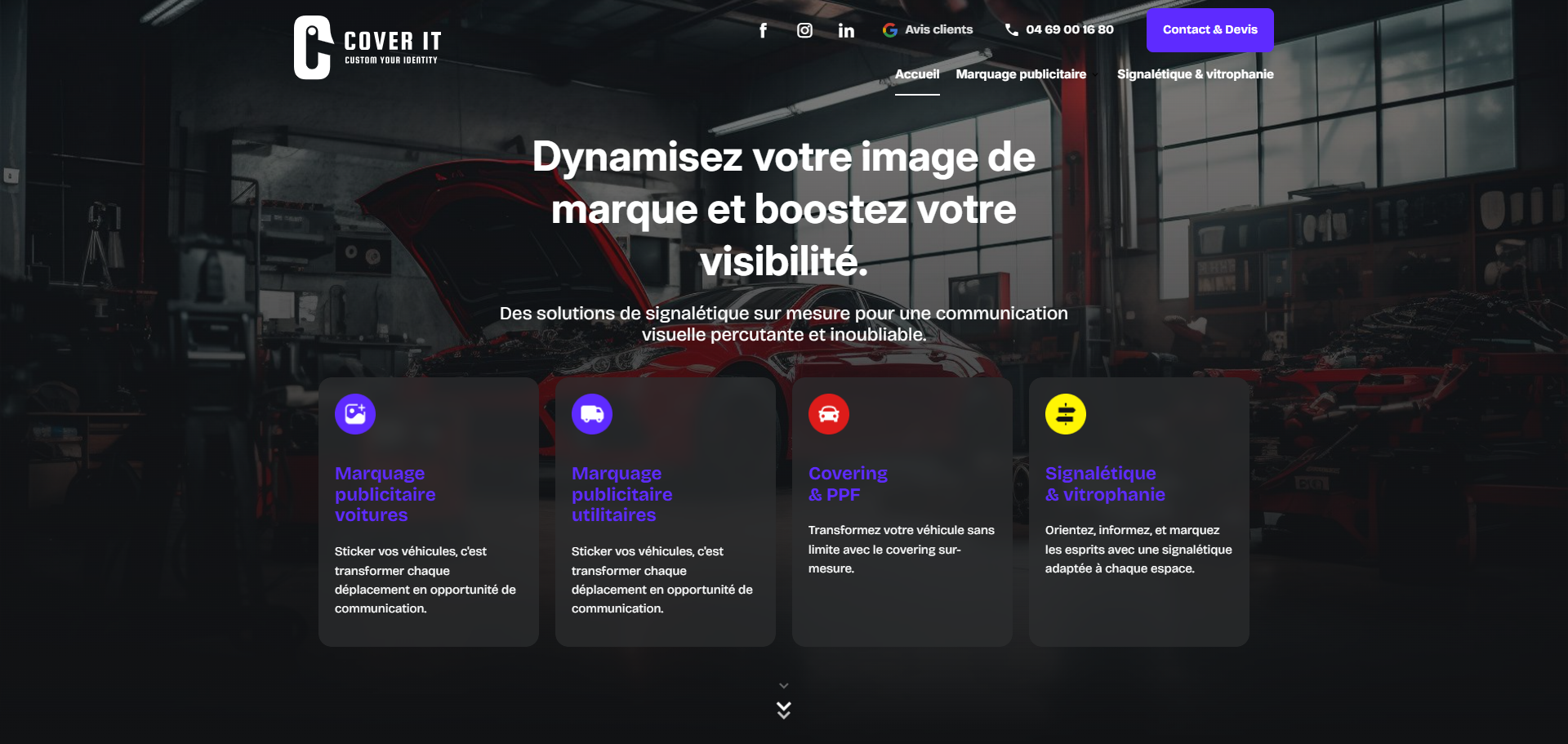 Entreprise de flocage de véhicule personnalisé à Lyon - Cover It
