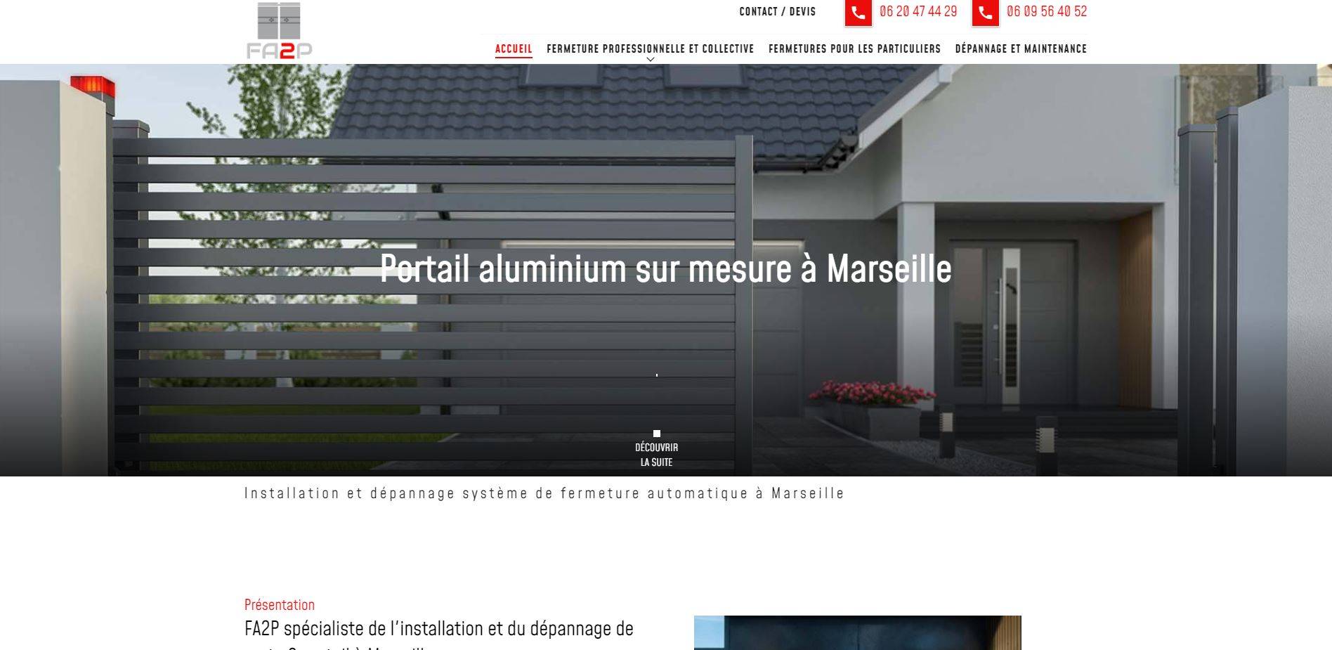 Installation portail automatique Marseille