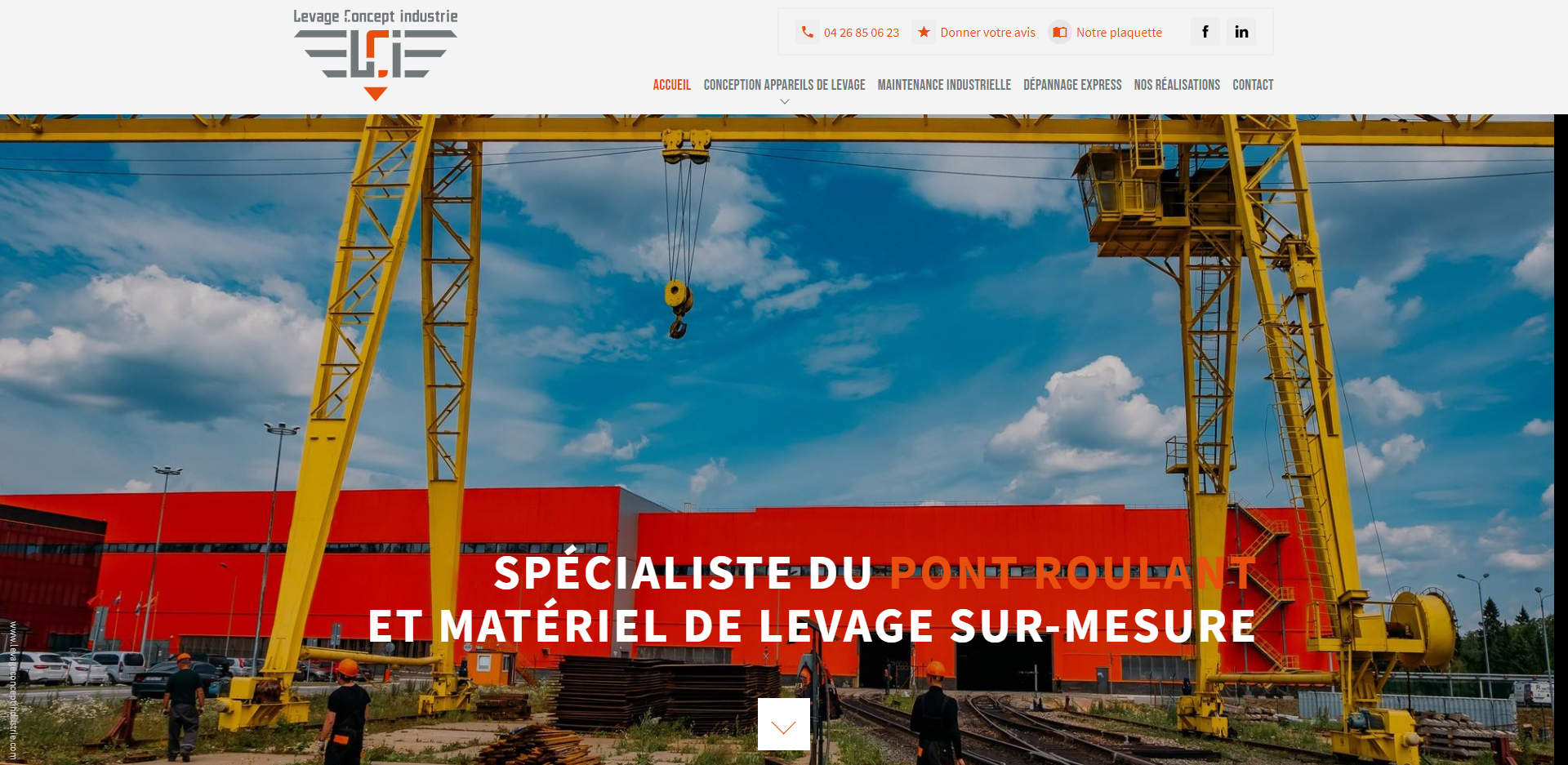 Où trouver un spécialiste pour la conception d'appareils de levage à Montluel ? - Levage Concept Industrie 