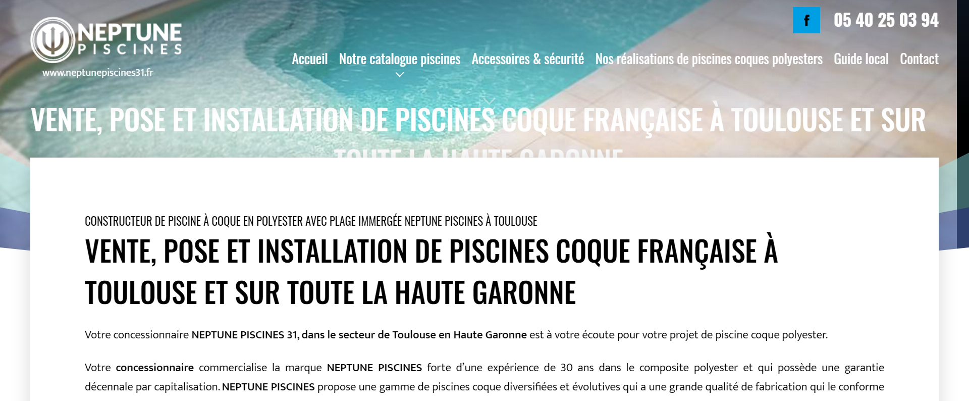 Quel pisciniste pour la construction d'une piscine à coque en polyester sur Toulouse ?