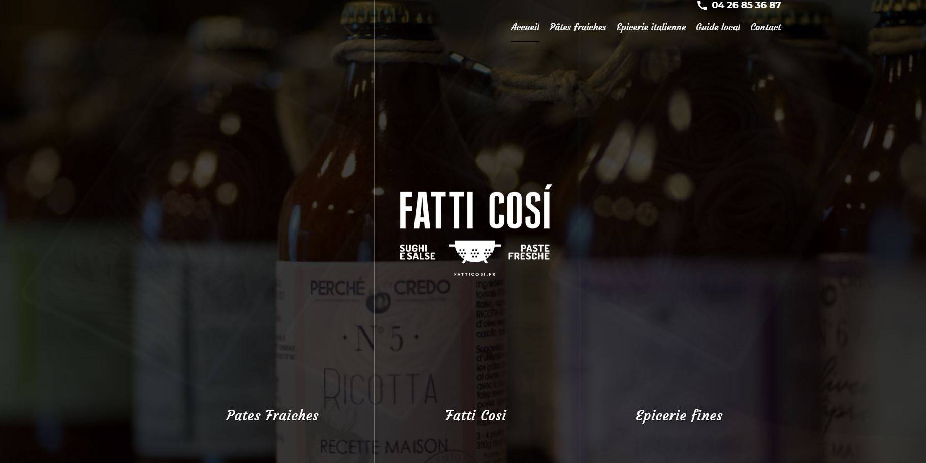 Epicerie fine italienne à Nice et dans les alentours en centre ville