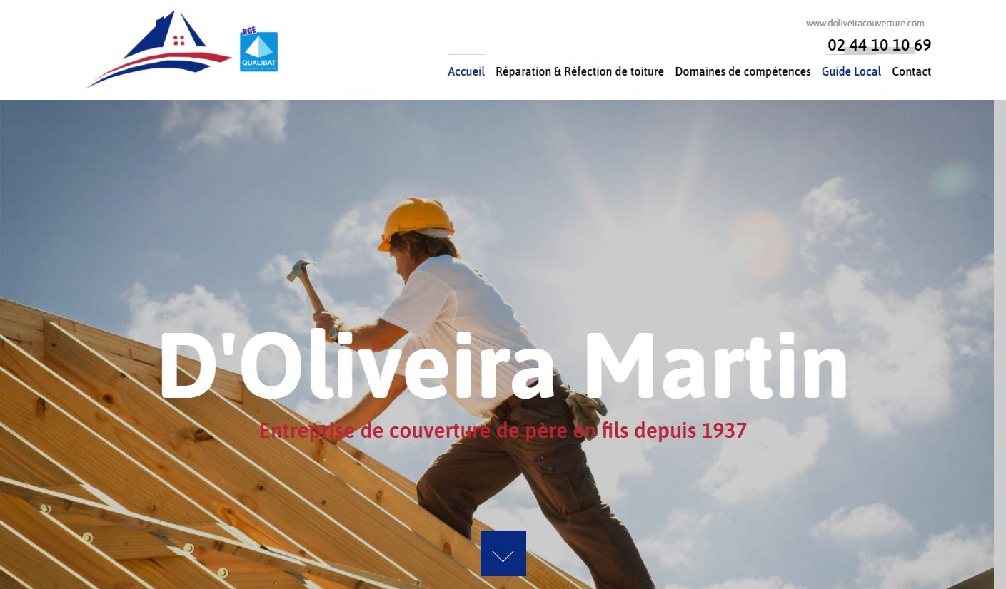 Faire appel à un couvreur zingueur certifié à proximité de Rouen (76) - D'Oliveira Martin Couverture