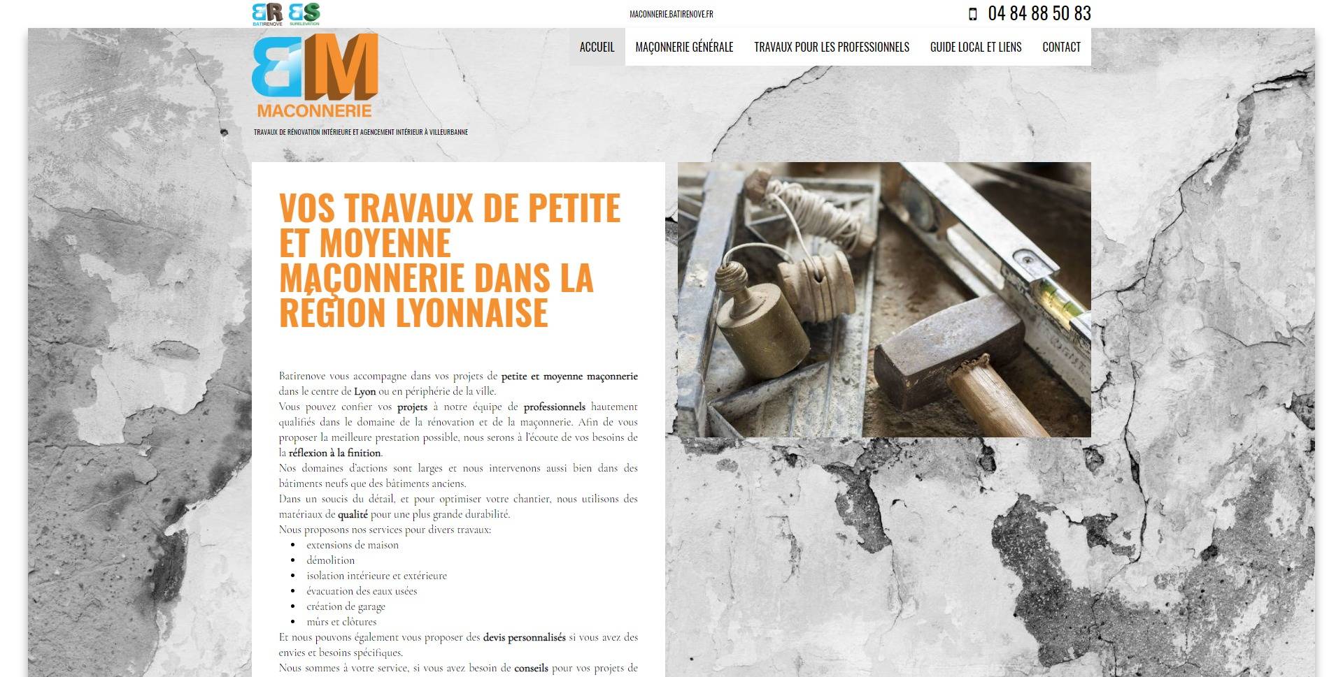 Quel est le prix d'une rénovation de mur intérieur abîmé à Lyon