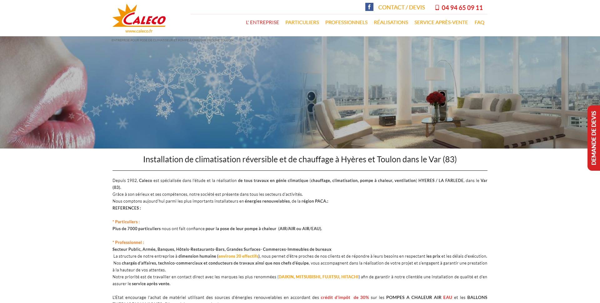 Tarif chauffagiste installation de clim à Toulon