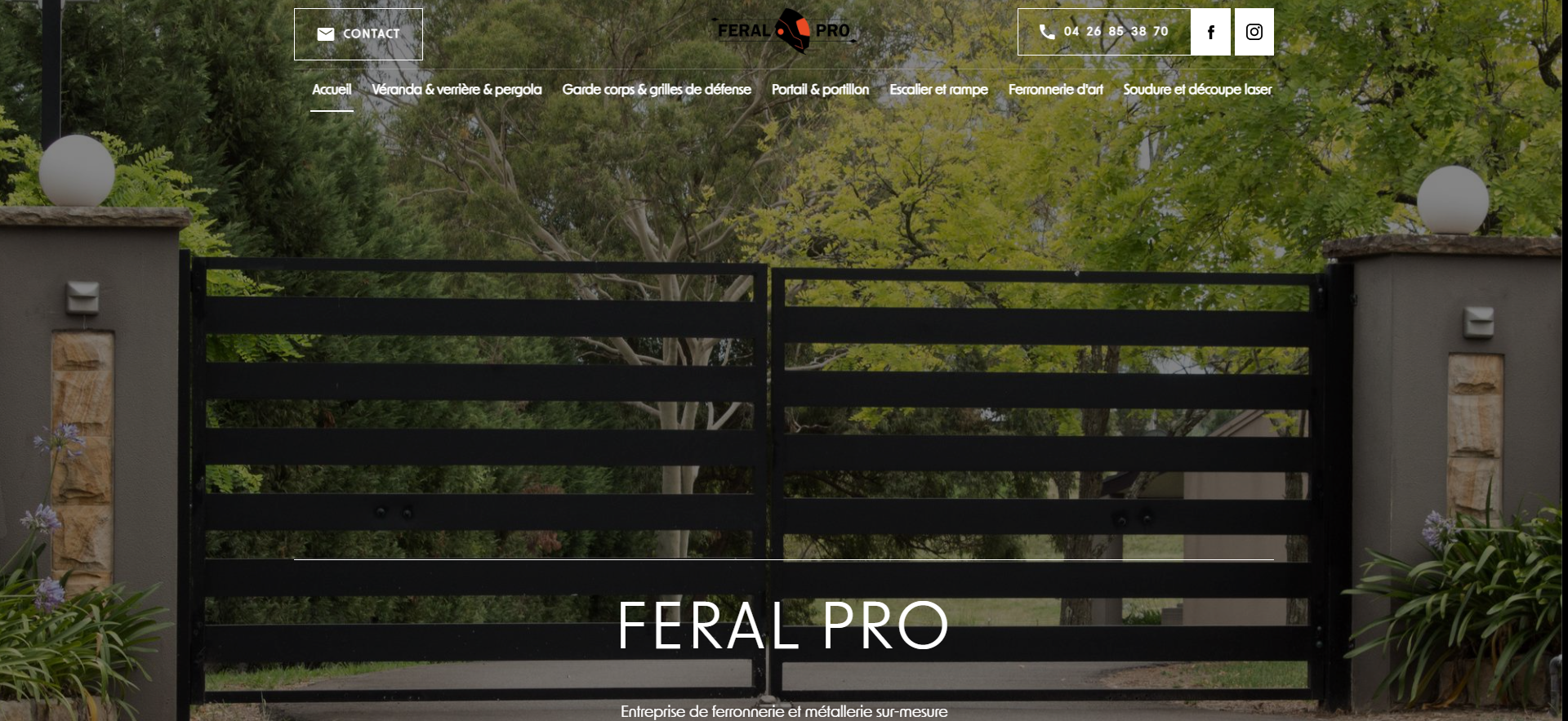 Ferronnerie spécialiste des garde-corps métal design sur-mesure à Aubagne - FERAL PRO
