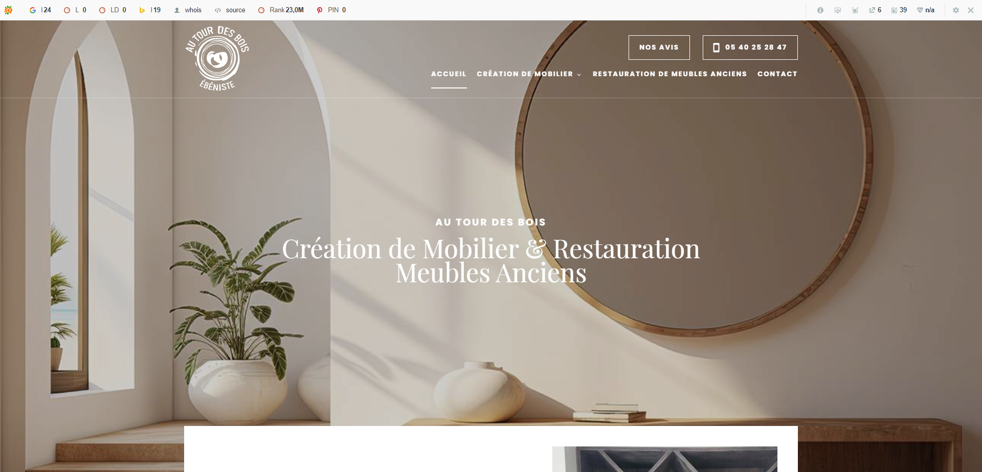 Où trouver un artisan ébéniste pour une table en bois sur mesure à Bordeaux ?