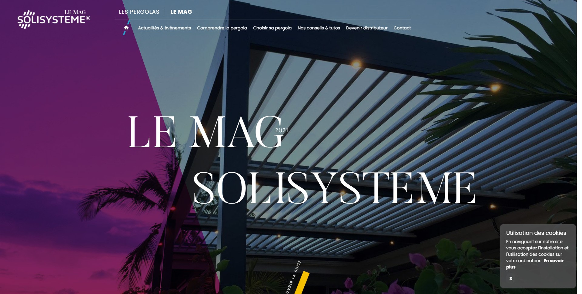 Tout savoir sur la pergola grâce au BLOG PERGOLA par SOLYSYSTEME