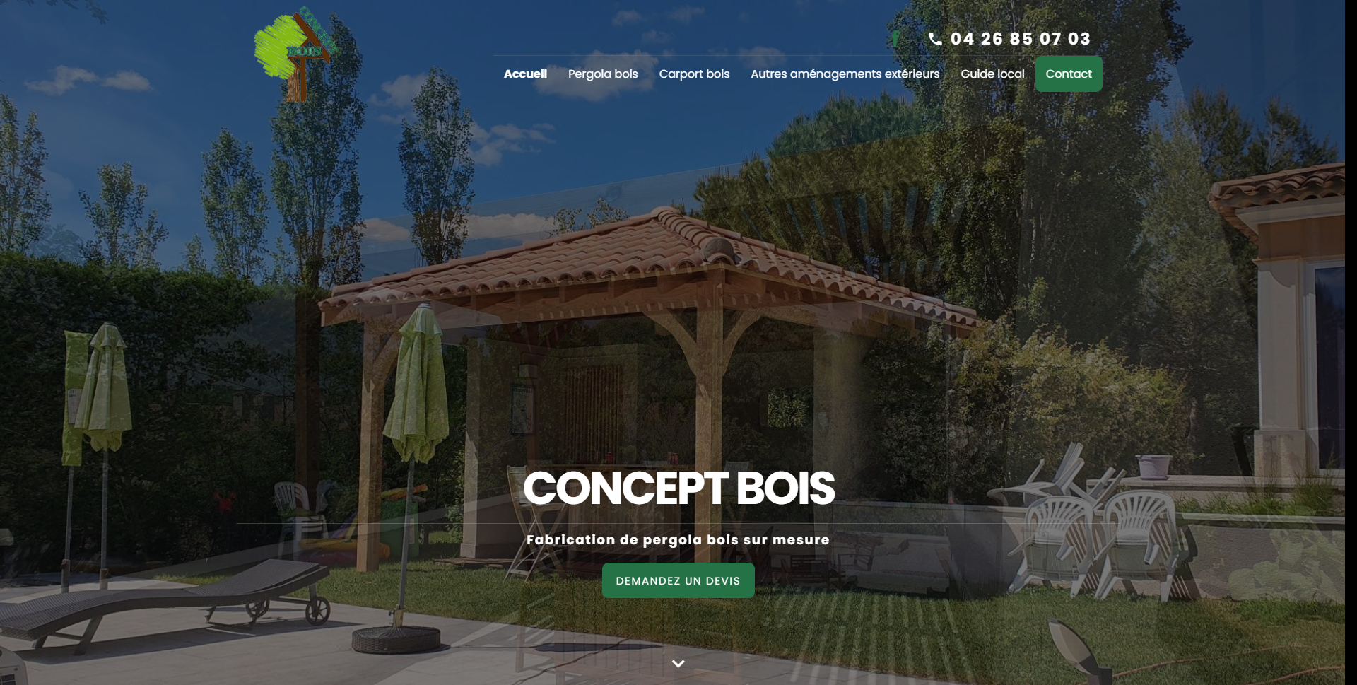 Entreprise spécialisée en fabrication de pergola en bois et abri de voiture carport vers Toulon à Tourves.