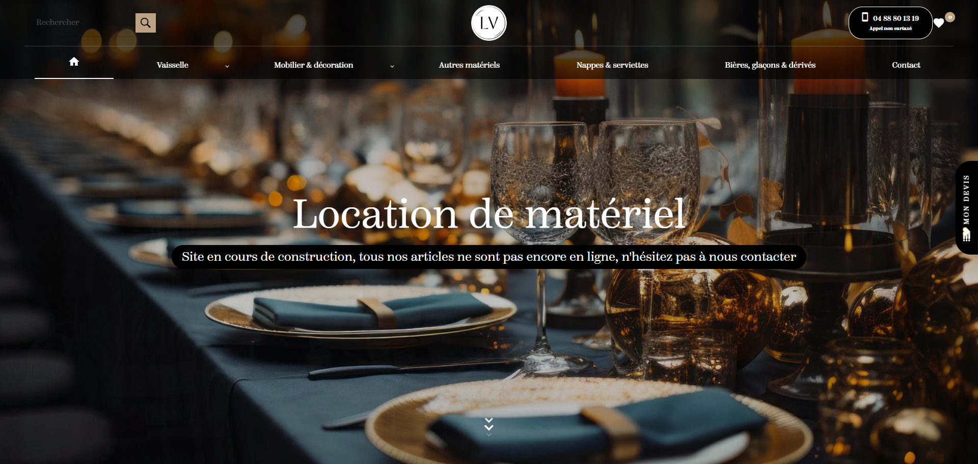 spécialiste de la location de vaisselle pour mariage bohéme à Nimes - Loca Vaisselle
