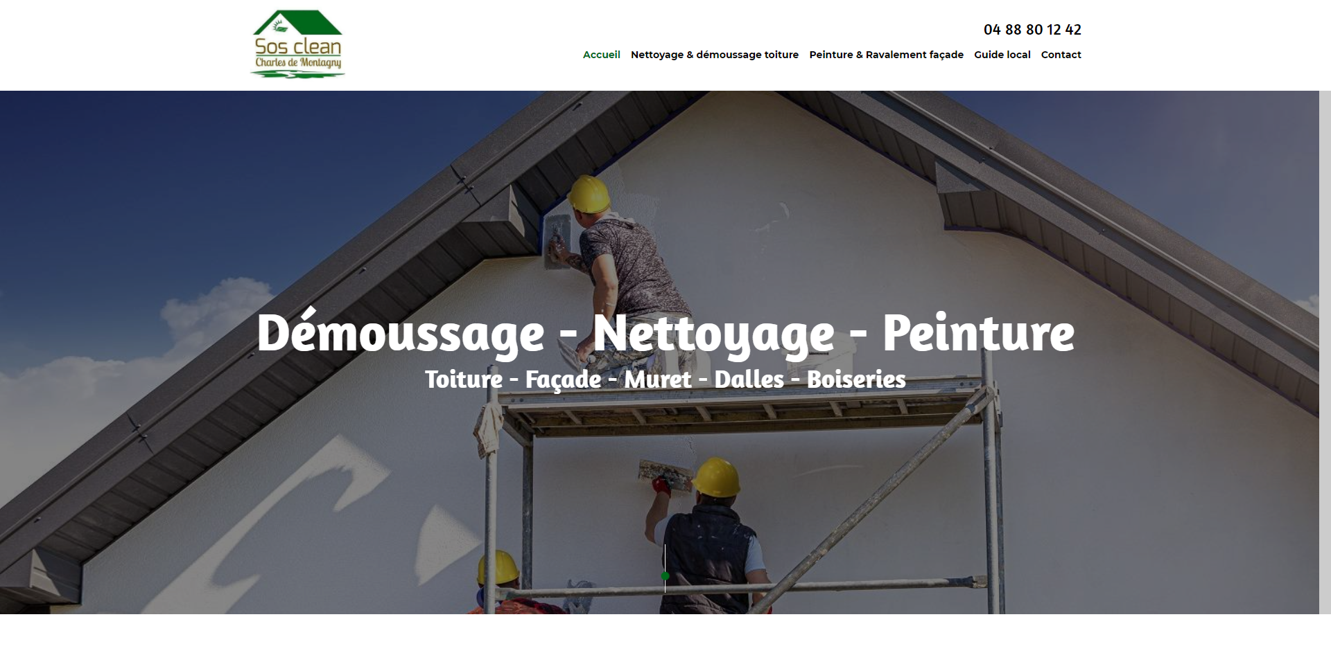 Vous souhaitez démousser votre toiture ou entretenir votre façade à Lyon ? Sos Clean a la solution 