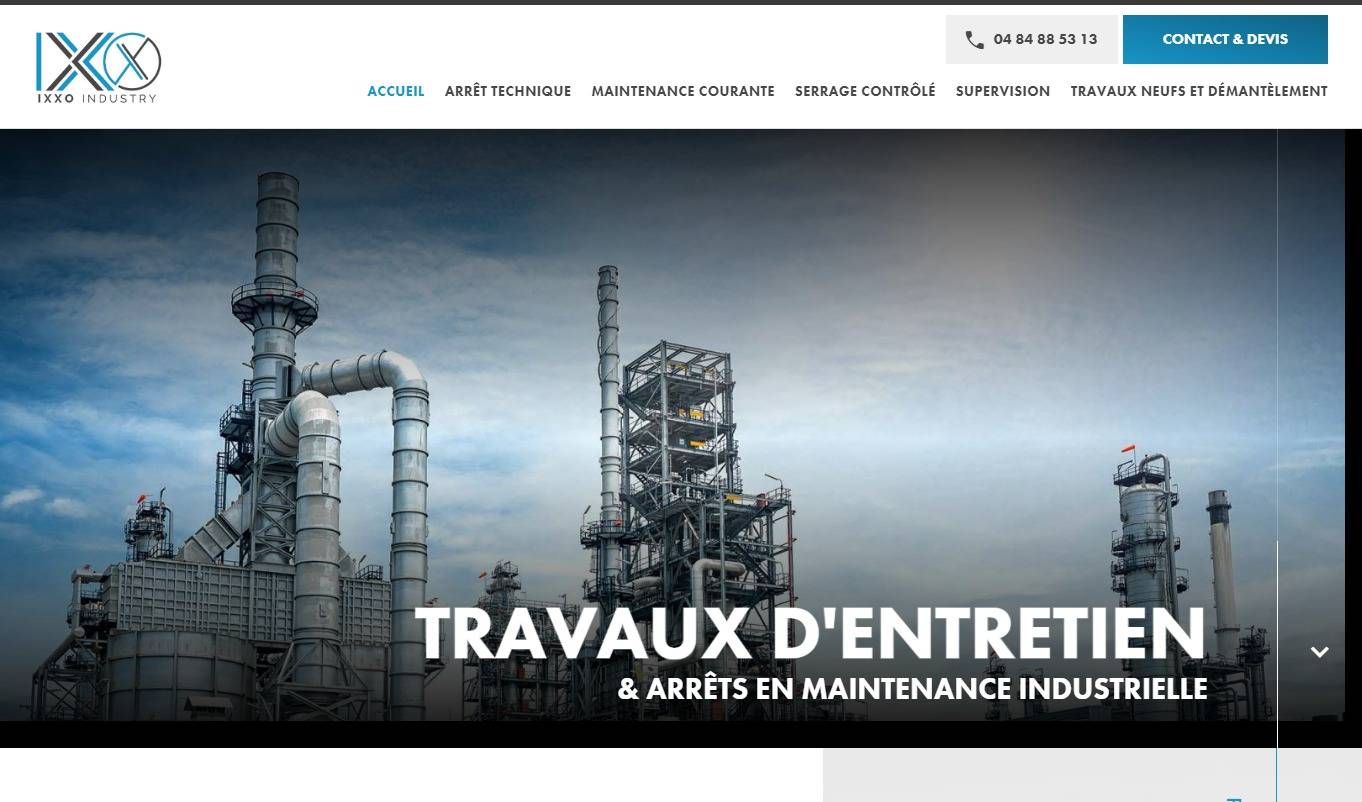 Vous cherchez une entreprise de maintenance industrielle à Fos-sur-Mer ? Ixxo Industry