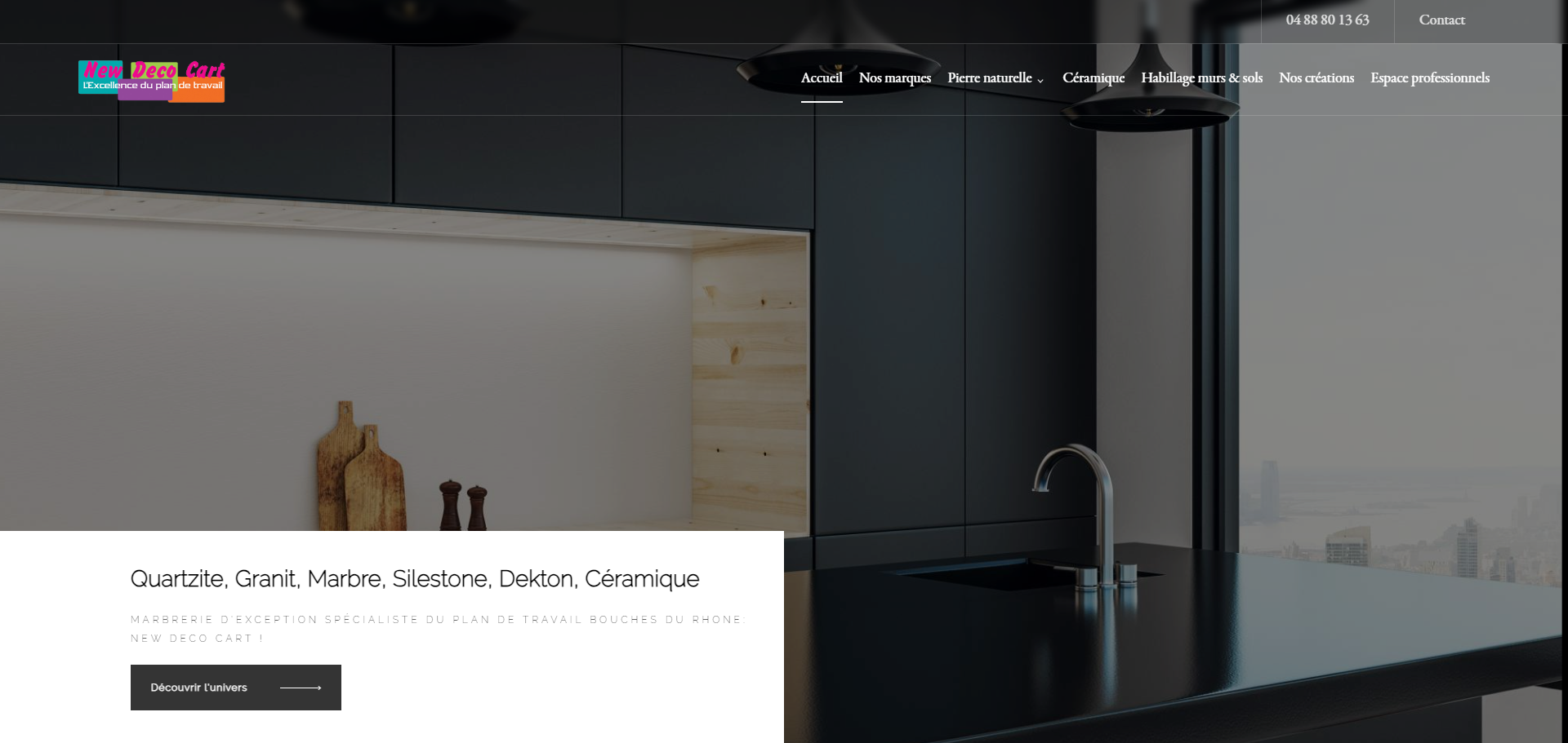Fabricant de plan de travail en céramique pas cher à Marseille - New Déco Cart