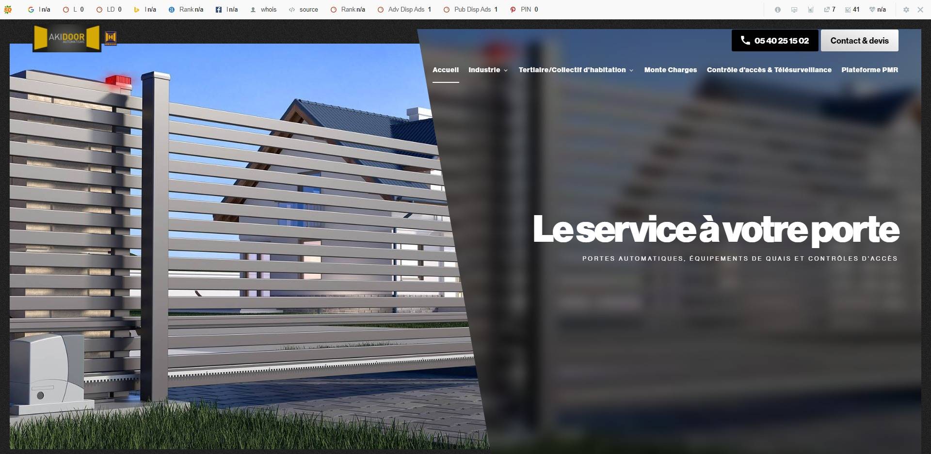 Quelle entreprise pour la pose de portails automatiques pour professionnels à Bordeaux ? - Akidoor