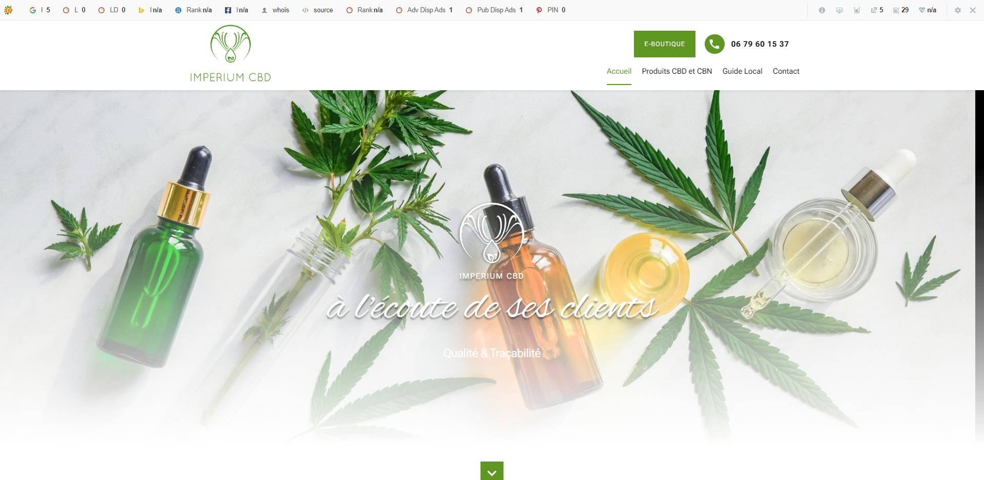 Où acheter de la fleur de chanvre puissante pour arrêter définitivement le cannabis à Castelnau-Le-Lez ? IMPÉRIUM CBD
