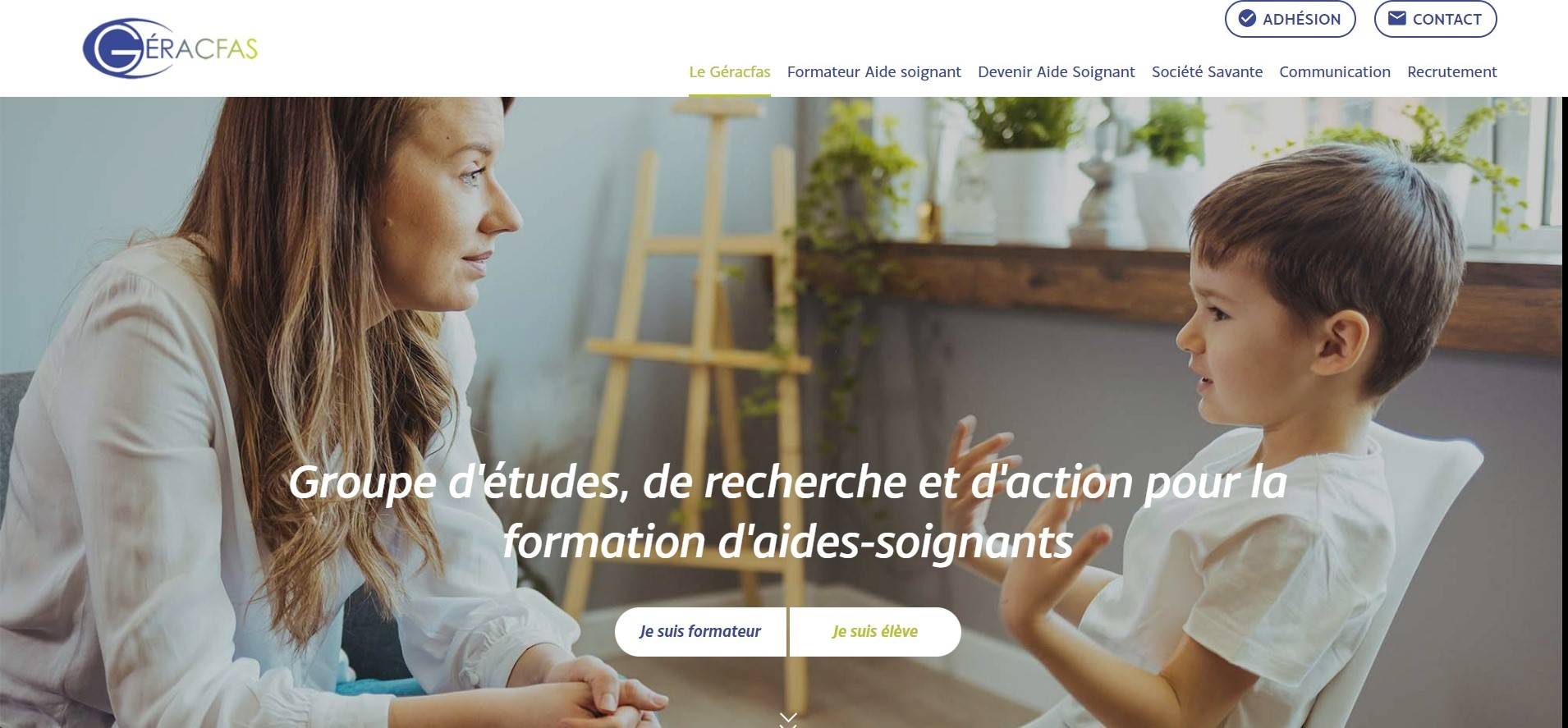 Organisme de formations continue pour professionnels de santé à Paris ILE DE FRANCE - Le GERACFAS