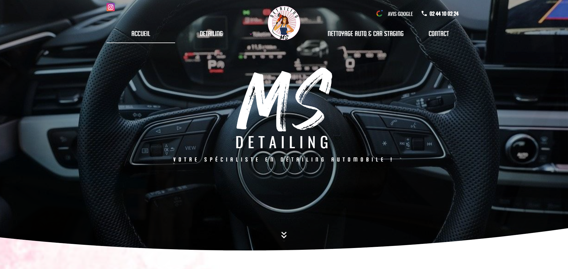 Centre de detailing automobile haut de gamme avec de bons avis à Couëron près de Nantes - MS DETAILING