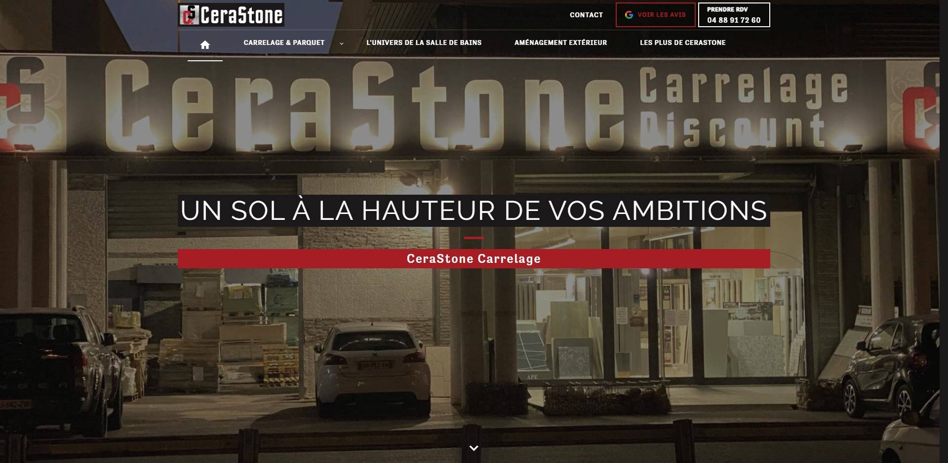 Magasin de carrelage interieur en destockage à St-Laurent-du-Var près de Nice - CERASTONE